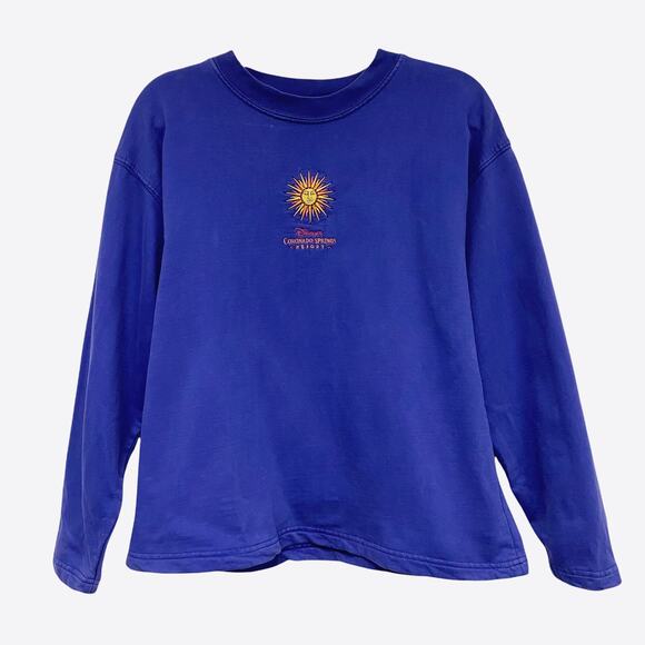 Vintage Walt Disney World Womens Size M Embroidered Sun Pullover Sweater - Picture 6 of 6